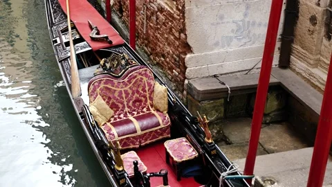 Gondolas in Venice Stock Footage 234560081