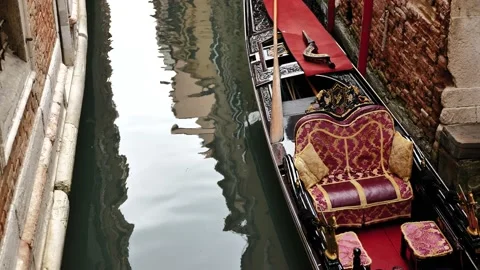 Gondolas in Venice Stock Footage 234560413