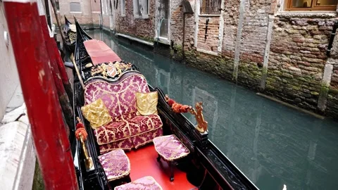 Gondolas in Venice Stock Footage 234561181