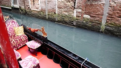 Gondolas in Venice Stock Footage 234561220