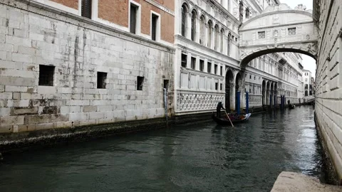 Gondolas in Venice Stock Footage 234563496