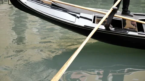 Gondolas in Venice Stock Footage 234565299