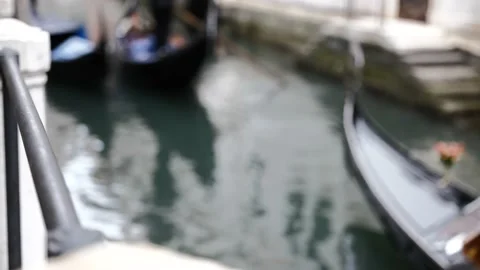 Gondolas in Venice Stock Footage 234566409
