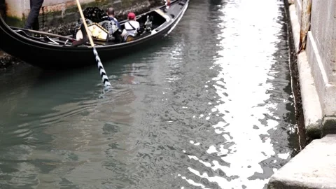 Gondolas in Venice Stock Footage 234567497