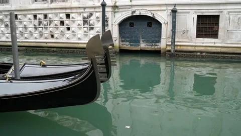 Gondolas in Venice Stock Footage 235860983