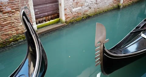 Gondolas in Venice Stock Footage 235969352