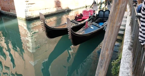 Gondolas in Venice Stock Footage 235969866