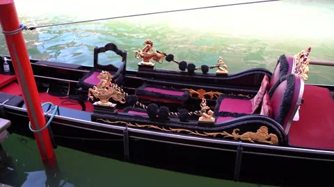 Gondolas in Venice Video stock 236585430