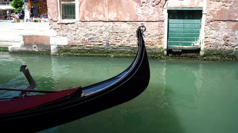 Gondolas in Venice Video stock 236585438
