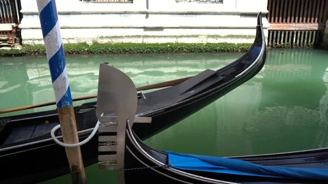 Gondolas in Venice Video stock 236585525