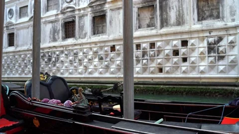 Gondolas in Venice Stock Footage 236585626