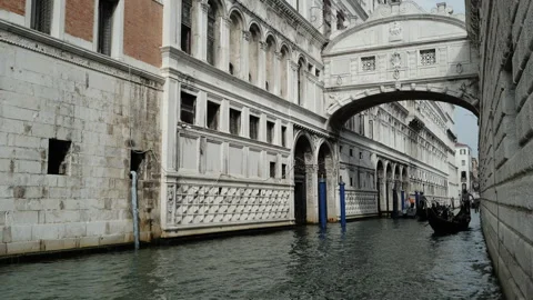 Gondolas in Venice Stock Footage 291313598