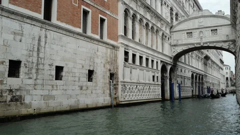 Gondolas in Venice Stock Footage 291313872