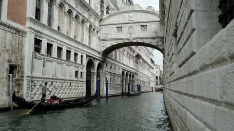 Gondolas in Venice Stock Footage 291314517