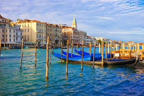 Gondolas in Venice Stock Photos