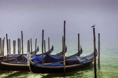 Gondolas in Venice Stock Photos