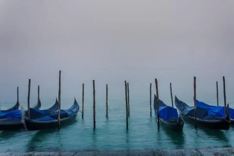 Gondolas in Venice Stock Photos