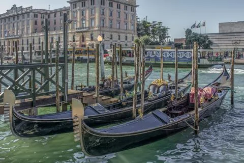 Gondolas in Venice Foto stock
