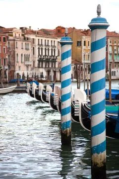 Gondolas in Venice Stock Photos