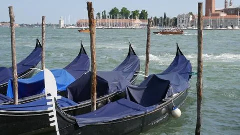 Gondolas in Venice Stock Photos