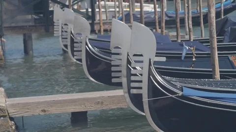 Gondolas waving 2 Stock Footage 79581251
