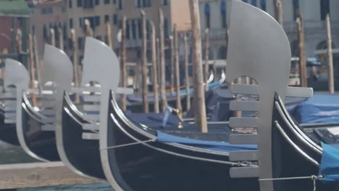 Gondolas waving 4 Stock Footage 79581369