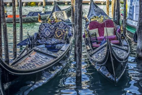 Gondole Foto stock