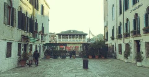 Gondole square  Stock Photos