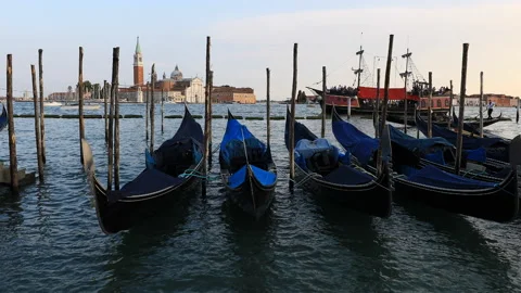 Gondole in Venice Stock Footage 161396489