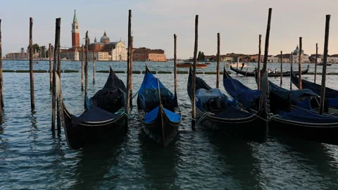 Gondole in Venice Stock Footage 161397031