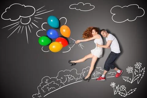 Gone with the wind. Stock Photos