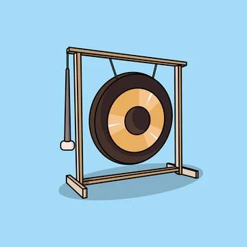 Gong Stock Illustration