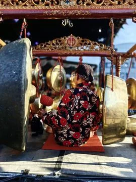 Gong Player Stock Photos