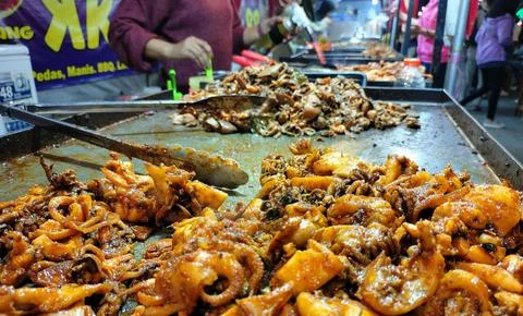 Gongso Squid Foto stock