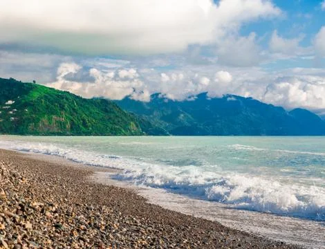 Gonio Beach, Georgia Stock Photos