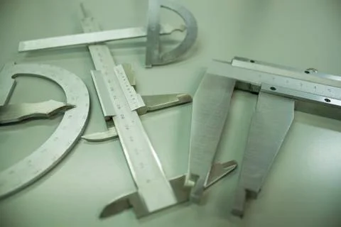 Goniometer vernier Stock Photos