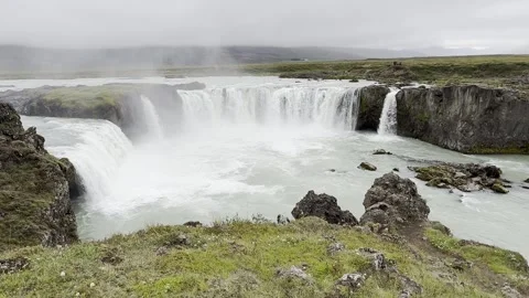 Gooafoss Waterfall Stock Footage 327452879