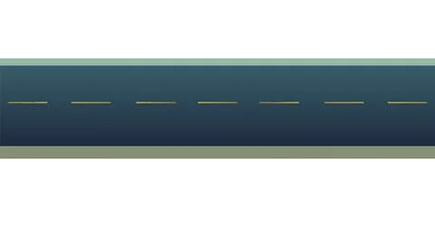 Good asphalt road with markup. Side view. Quality modern empty highway. Subur Stock Illustration