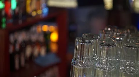 Good Bar, Barman Work Stock Footage 49410532