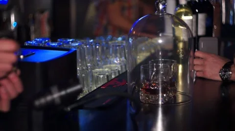 Good Bar, Work Barman Stock Footage 49410562