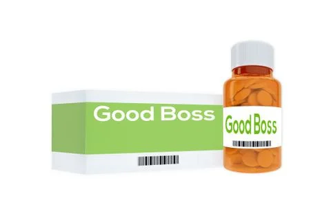 Good Boss concept Illustrazione stock