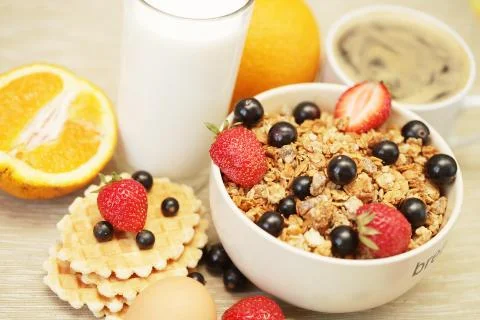 Good breakfast Stock Photos