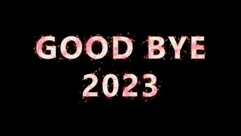 Good bye 2024 text Background with Fireworks Stock Illustration