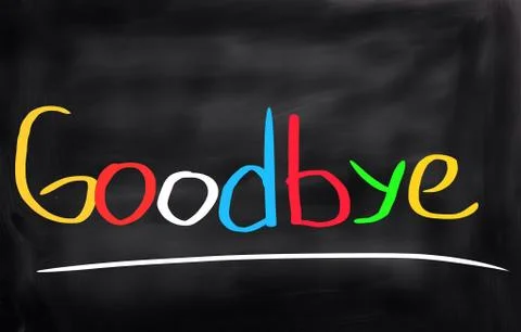 Good Bye Concept Stock Illustration