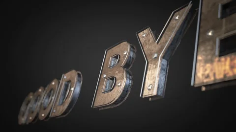 Good bye-Industrial Text Видео 122574581