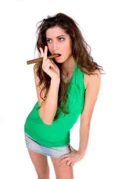 A good cigar Stock Photos