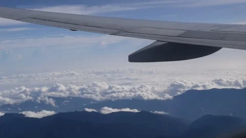 Good Clouds' Riddance by Aeroplane! Video stock 207724867