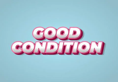 Good condition. Text effect in 3D look with gradient purple yellow color Stock Illustration