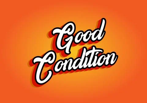 Good condition. Text effect in 3D look with gradient purple yellow color Illustrazione stock