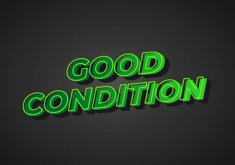 Good condition. Text effect in 3D look with gradient purple yellow color Stock Illustration